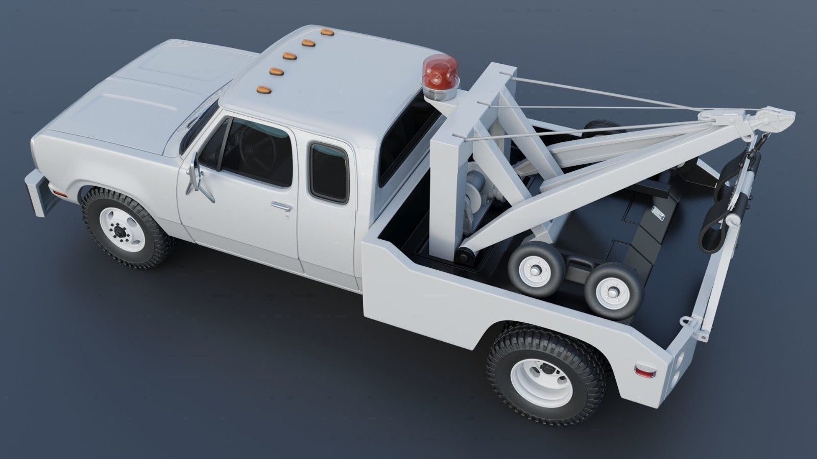 1/25 3d printed 1977 Dodge D300 wrecker by Andrey Bezrodny