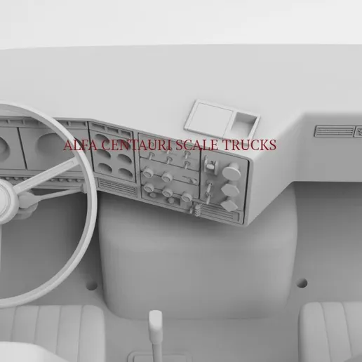 1/25 resin printed 1980 GMC General day cab by Alfa Centauri