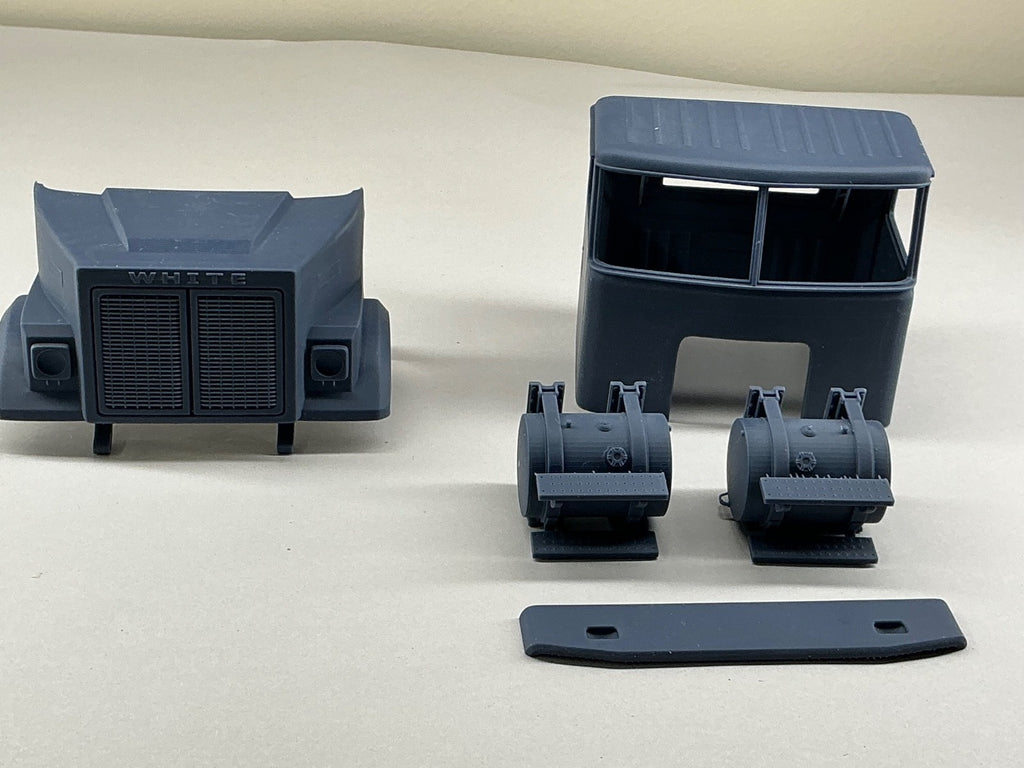 1/25 resin 3d printed White Road Boss 2 short hood version, no interior included