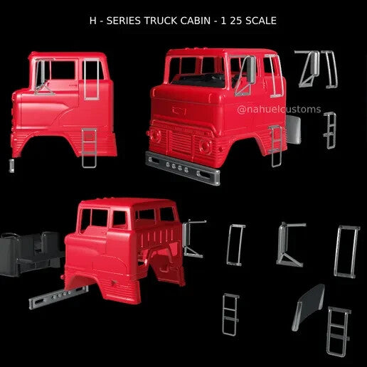 1/25th scale Ford H - SERIES TRUCK CAB