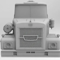 1/25 resin 3d printed BROCKWAY 759 cab by alfa centauri