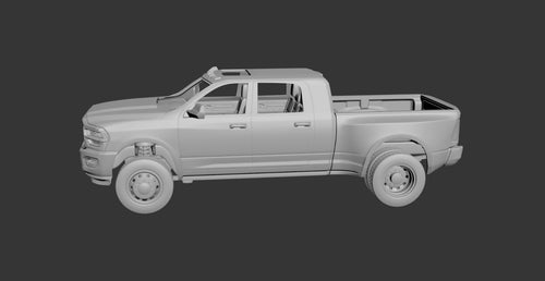 1/18th resin 3d printed Dodge Ram 3500 mega cab by Andrey Bezrodney