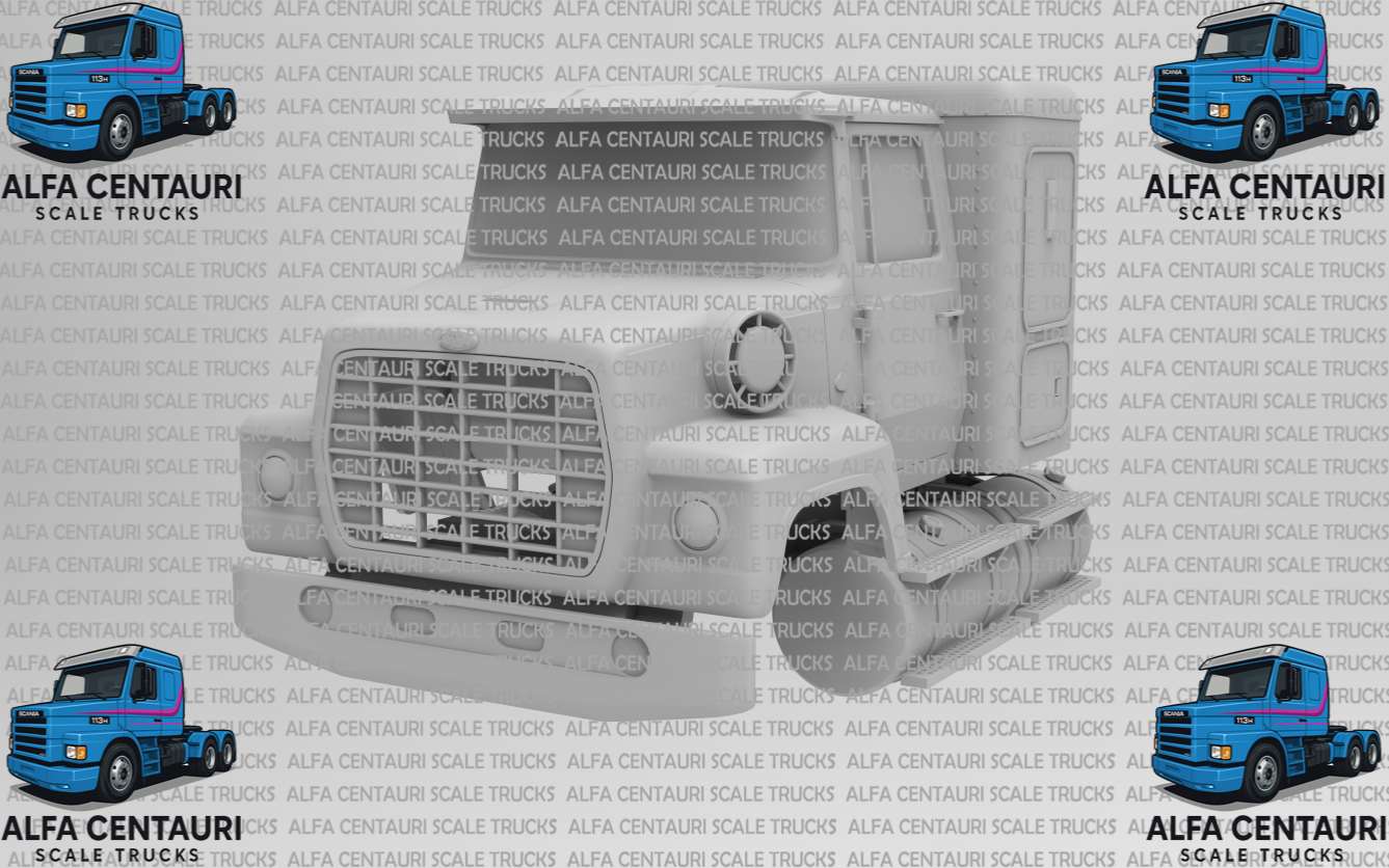 1/25 printed  FORD LN / LNT 8000 / 9000 93.3 BBC sleeper by Alfa Centauri