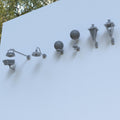 1/25th scale resin 3-D printed outdoor lights set by Myportal Studios