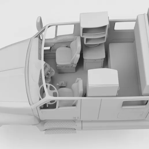 1/25th resin 3d printed Kenworth T2000 designed by Alfa Centauri Trucks