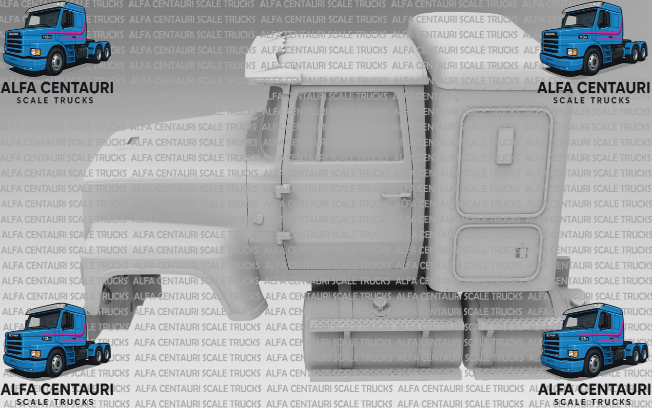 1/25 printed  FORD L / LN 8000 / 9000 105.3 BBC  w/36” sleeper by Alfa Centauri