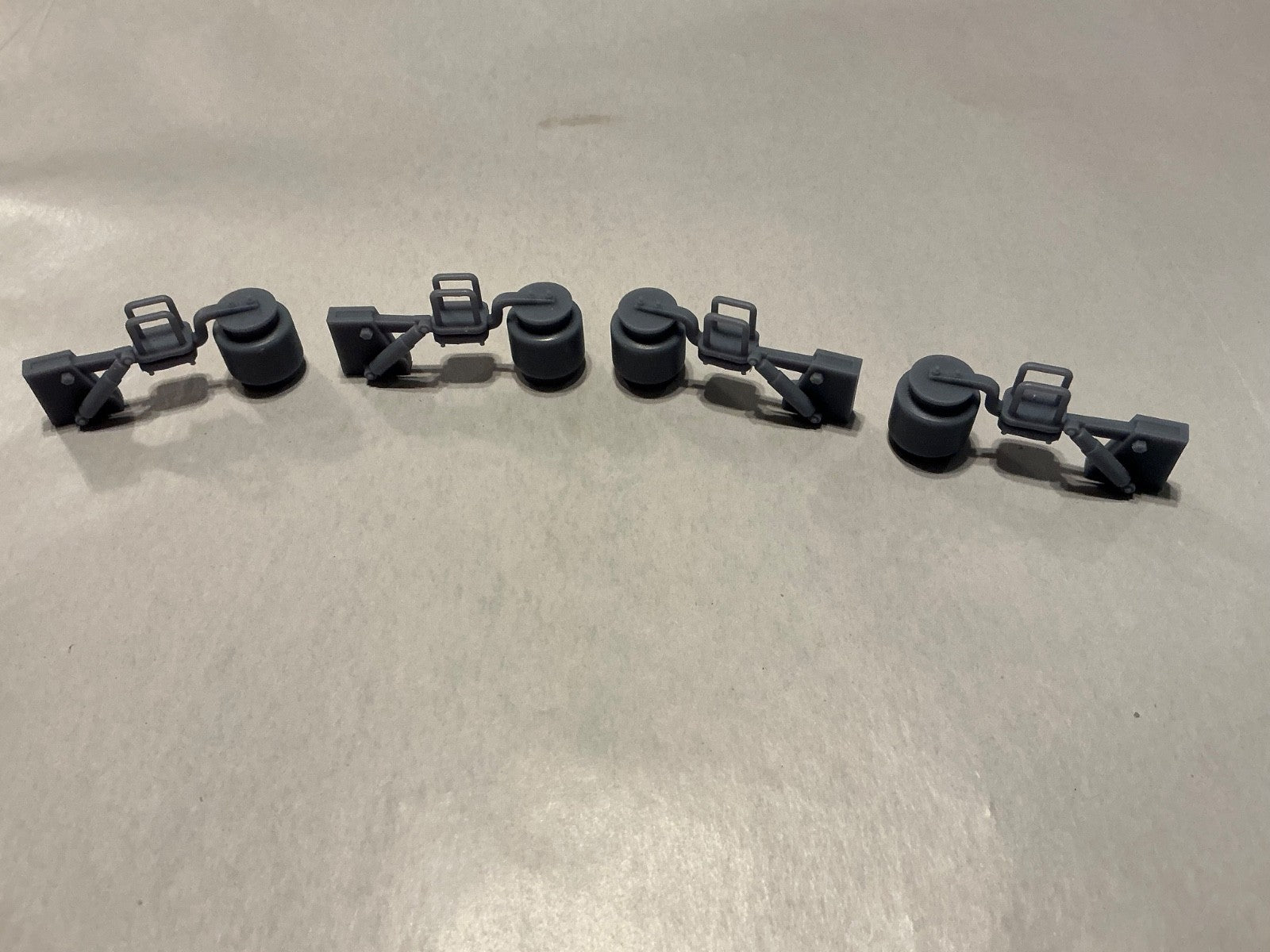 1/25th resin 3d printed over slung truck suspension by Nahuel Customs