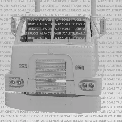 1/25th 3d INTERNATIONAL EMERYVILLE 81 INCH CAB kit by Alfa Centauri