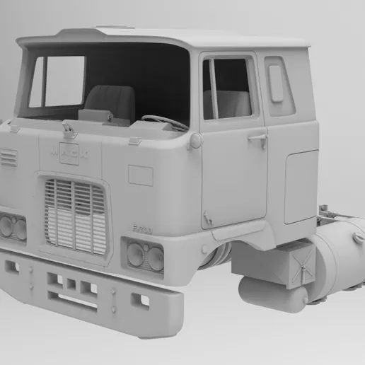 1/25 resin printed F700 cabover sleeper by Alfa Centauri