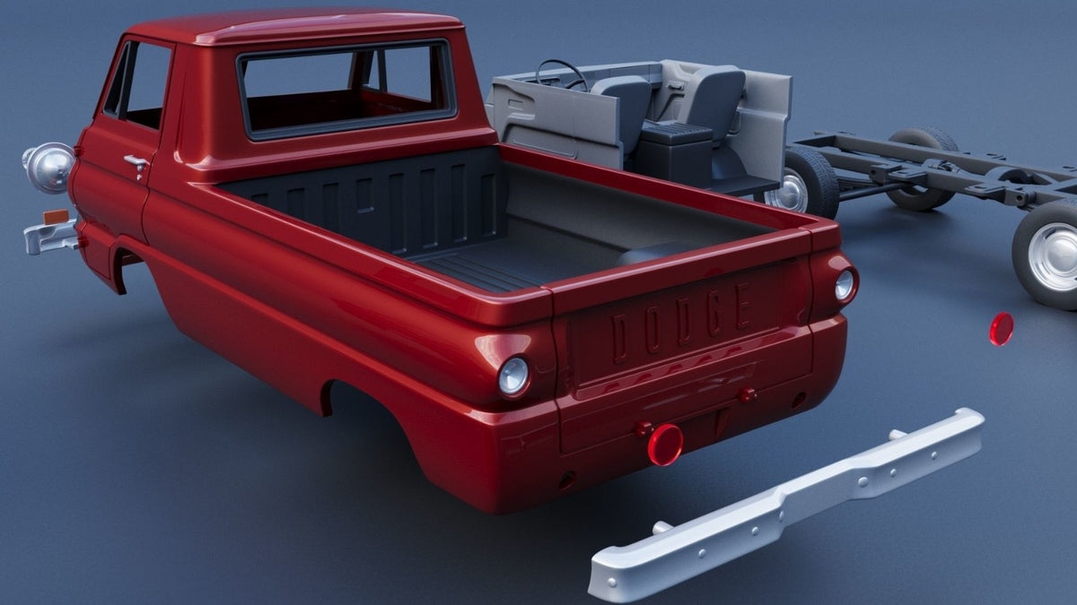 1/32 resin 3d printed Dodge A 100 body only by Bezrodny