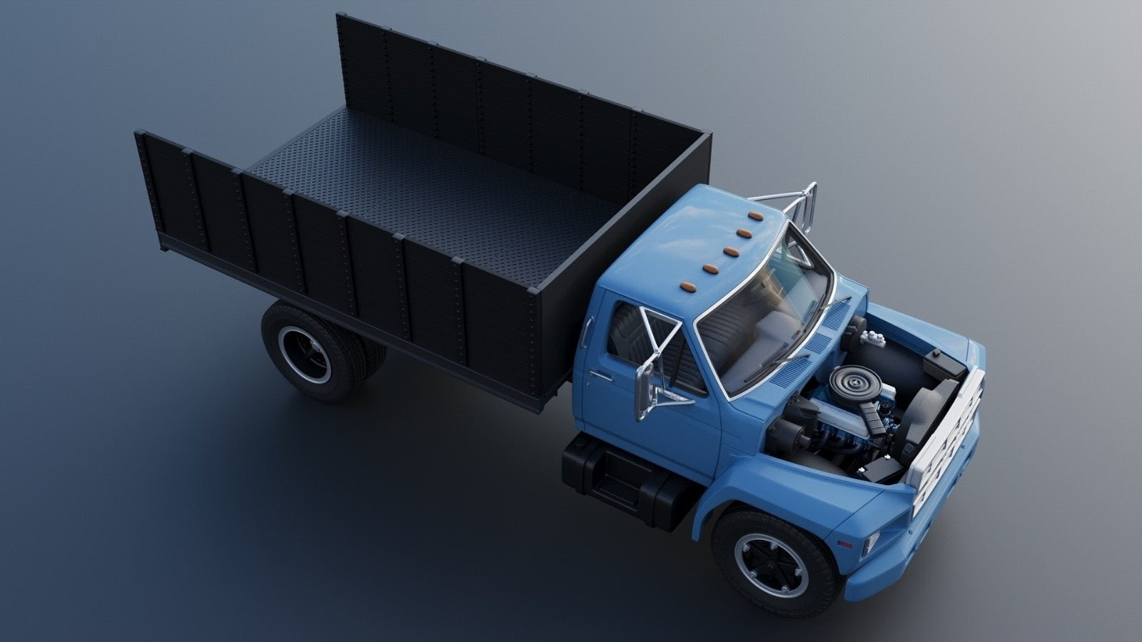 1/25 3d printed resin 1980 Ford F600 by Andrey Bezrodney truck only