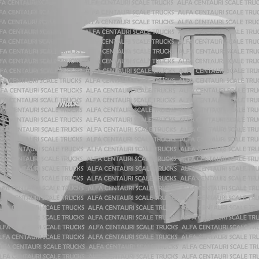 1/25 3d printed Mack R600 w/interior by Alfa Centauri