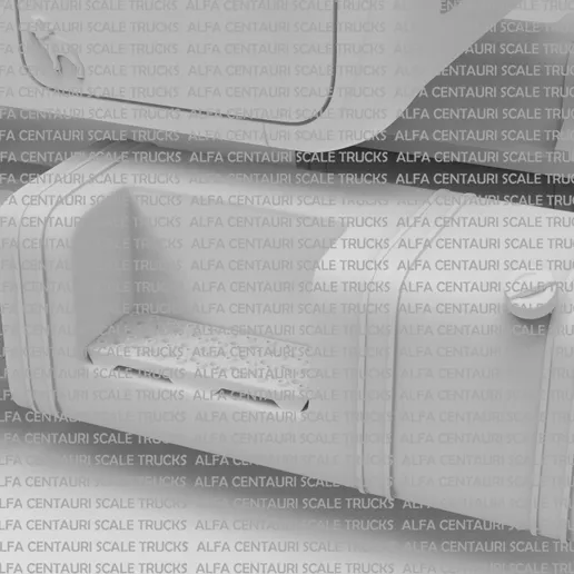 1/25 3d printed Mack R600 w/interior by Alfa Centauri