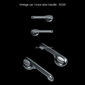 1/25 resin 3d printed vintage door handles by Nahuel Customs 2 sets each style