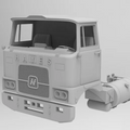 1/25 resin 3d printed HAYES CLIPPER 100 DAY CAB MODEL