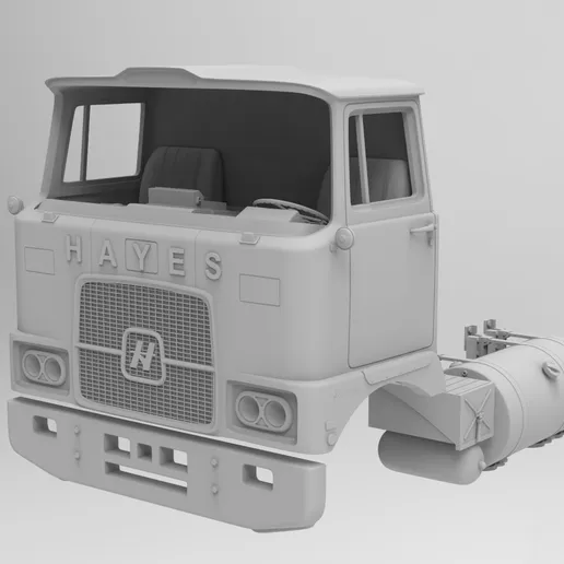1/25 resin 3d printed HAYES CLIPPER 100 DAY CAB MODEL