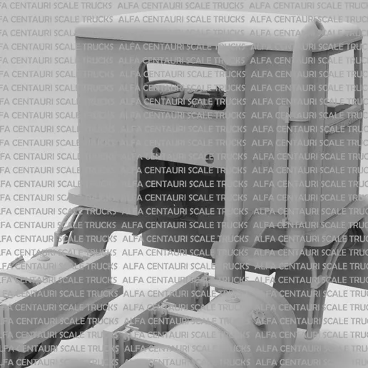 1/25 resin Diamond T 931C day cab by alfa centauri