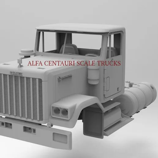 1/25 resin printed 1980 GMC General day cab by Alfa Centauri