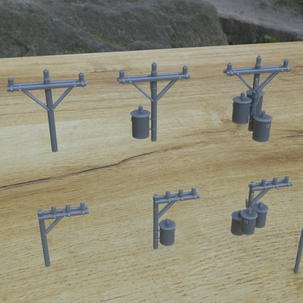 1/25th scale resin 3-D printed large transformer set by Myportal Studios
