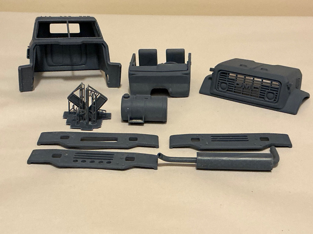 1/25th scale 3d printed resin GMC 9500 SHORT CONVENTIONAL CAB SEE DISCRIPTION