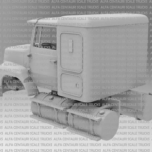 1/25 resin 3d printed FORD LS / LTS 8000 / 9000 sleeper AU by Alfa Centauri