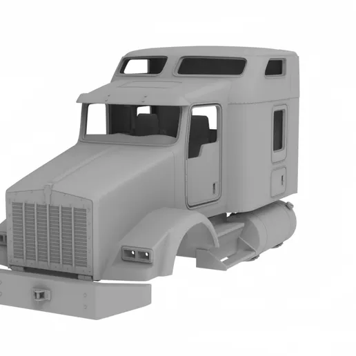 1/25th 3d printed Kenworth T800 sleeper kit by Alpha Centauri see details