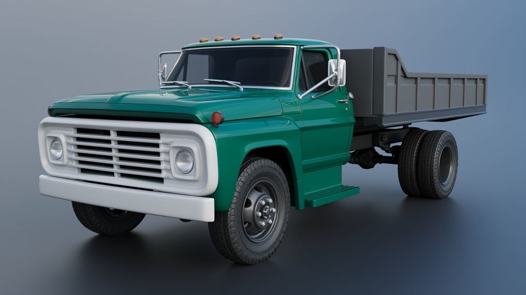 1/25 resin 3d printed 1967 Ford F 500 w/landscape be designe by Andrey Bezrodny