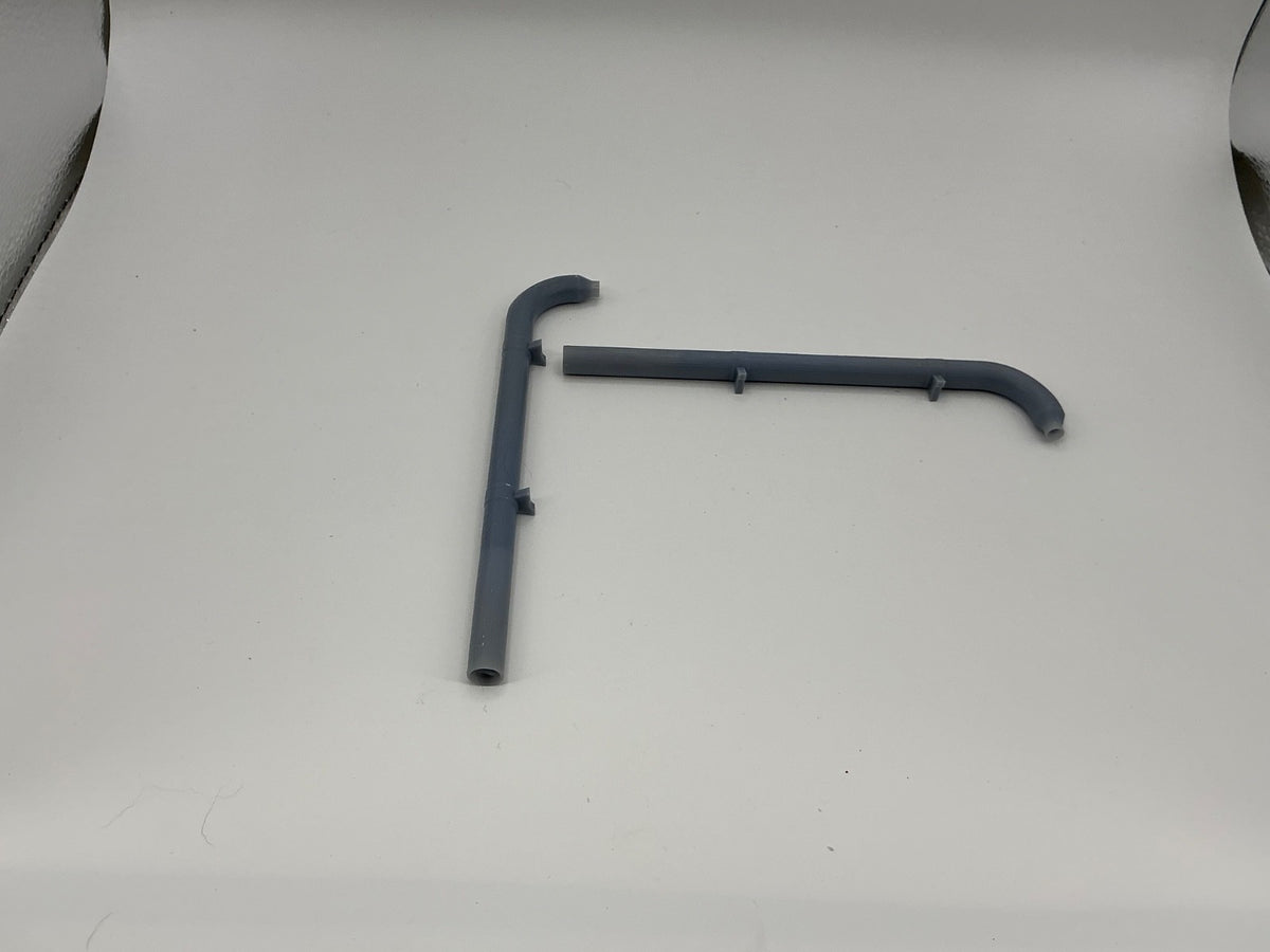 1/24 scale 8” straight pipes by Fiala
