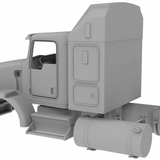 1/25th 3d printed Kenworth T800W sleeper kit by Alpha Centauri see details