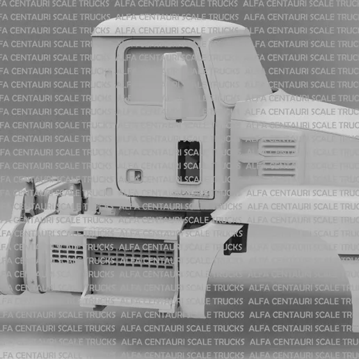 1/25th 3d printed Mk Anthem day cab kit by Alpha Centauri