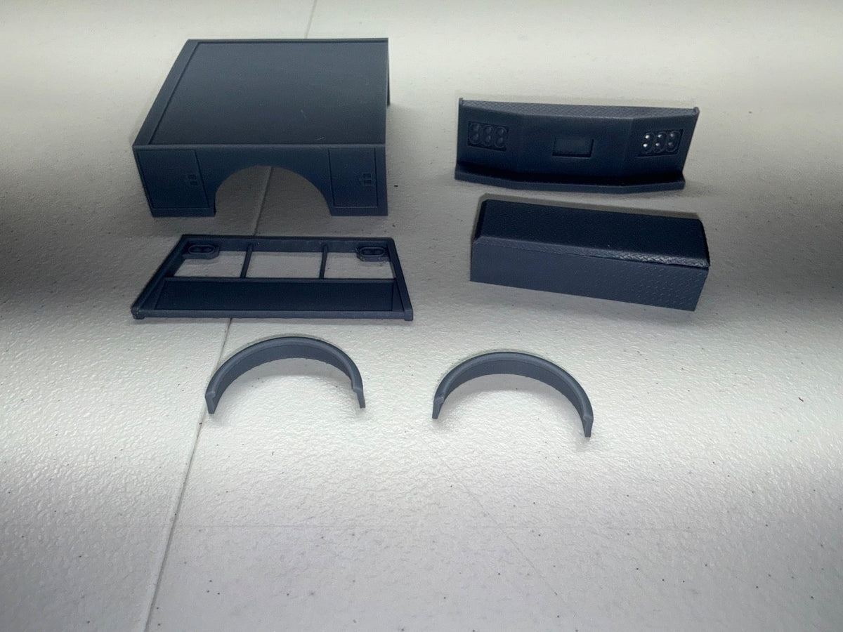 resin 3d printed ONE TON UTILTY BODY 1/25-24TH SCALE WC3D