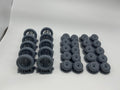 Scale Speed Garage 1/25 NDT 600-20 tires and 20X5 5 and 6 lug wheels