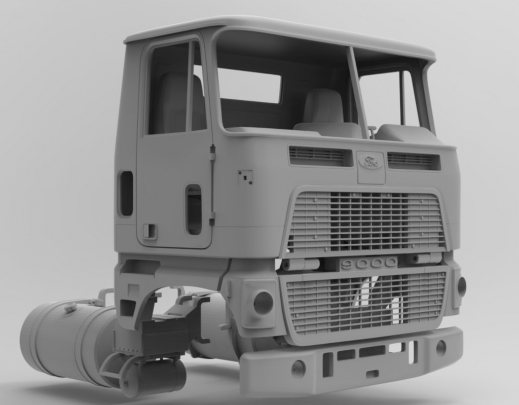 Ford CL 9000 1/25th SCALE CAB 64" DAY CAB single headlight version