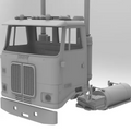 1/25 printed White Road Commander cabover day cab by Alfa Centauri