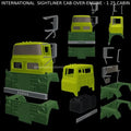 INTERNATIONAL SIGHTLINER CAB-OVER-ENGINE - 1 25 CABIN 3d resin printed model kit