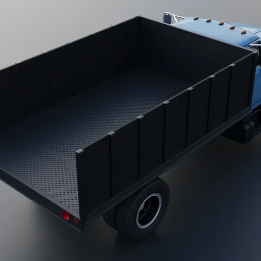 1/25th scale resin 3d printed unassembled grain/cargo box by Andrey Bezrodney