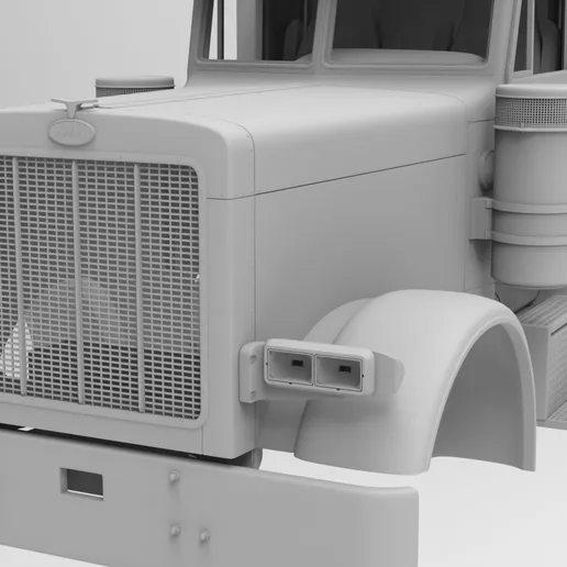 1/25th resin 3d printed Peterbilt 379 ultra cab w/63” sleeper by Alpha Centauri