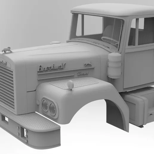 1/25th 3d printed resin Brockway 260 by Alfa Centauri