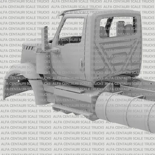 1/25th 3d printed 2021 International Lonestar day cab kit by Alpha Centauri