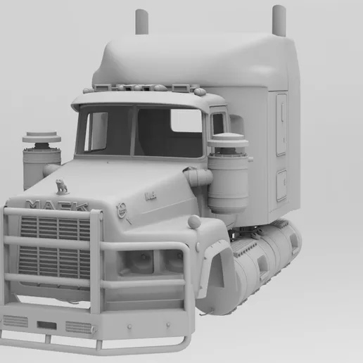 1/25th 3d printed Valueliner R/H Drive 60” sleeper cab kit by Alpha Centauri