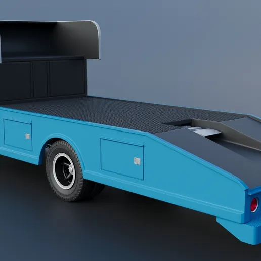 1/25 resin 3d printed Ford C600 ramp truck by Andrey Bezrodny