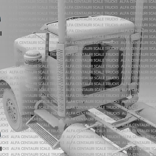 1/25 printed Kenworth W900 A w/60” sleeper by Alfa Centauri