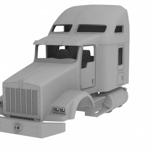 1/25th 3d printed Kenworth T800 sleeper kit by Alpha Centauri see details