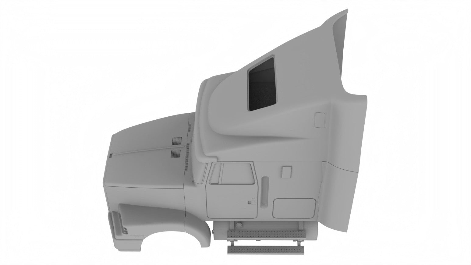 1/25th resin 3d printed White-Volvo WIA64T hi-rise by Alfa-Centauri