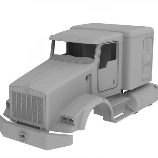 1/25th 3d printed Kenworth T800 sleeper kit by Alpha Centauri see details