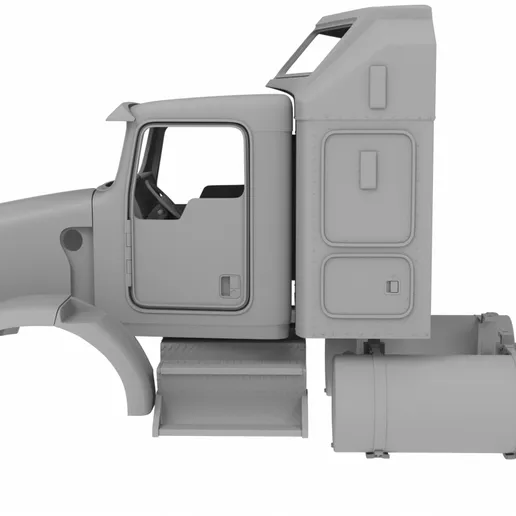 1/25th 3d printed Kenworth T800 sleeper kit by Alpha Centauri see details