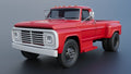 1/25 resin 3d printed 1967 Ford F 500 dually pickup designed by Andrey Bezrodny