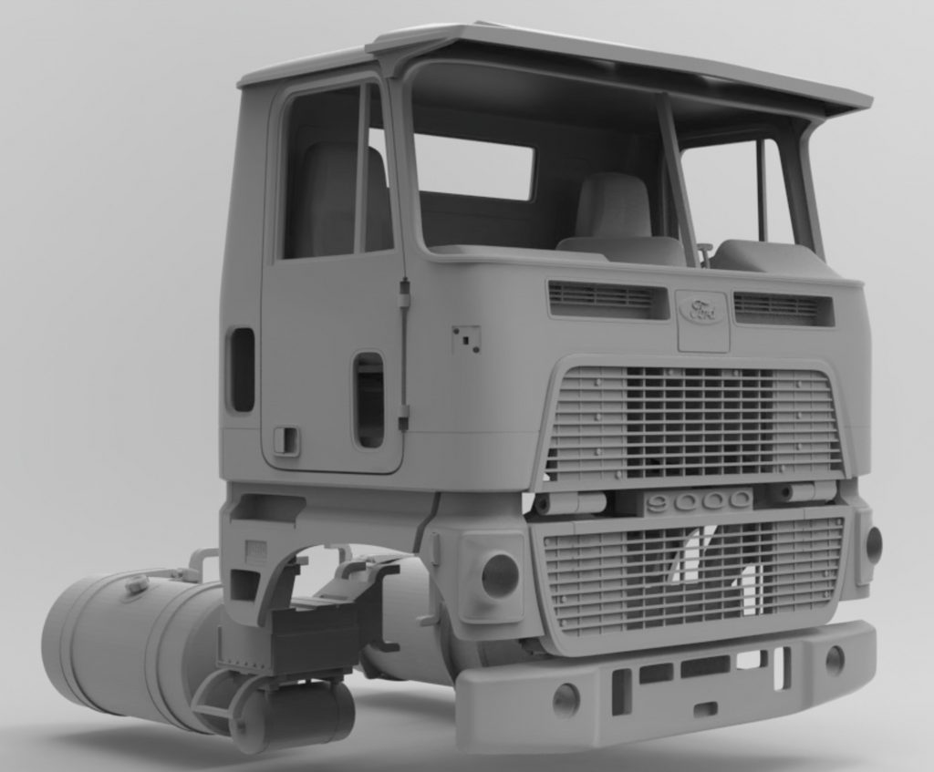 Ford CL 9000 1/25th SCALE CAB 64" DAY CAB single headlight version