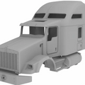 1/25th 3d printed Kenworth T800W sleeper kit by Alpha Centauri see details