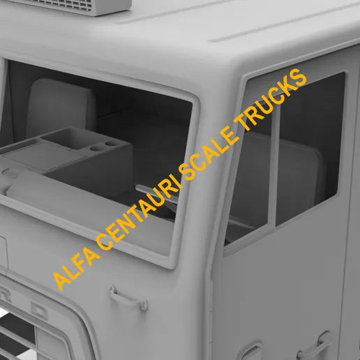 1/25 printed 1974 Ford WT9000 82” sleeper by Alfa Centauri